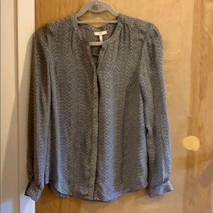 Joie Silk Snake Print Top